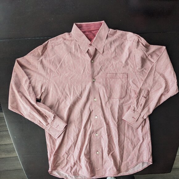 Tommy Bahama Other - Tommy Bahama Plaid Button Up Cotton Size Large